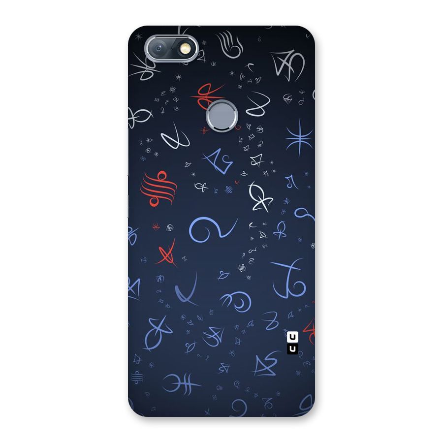 Blue Symbols Back Case for Infinix Note 5