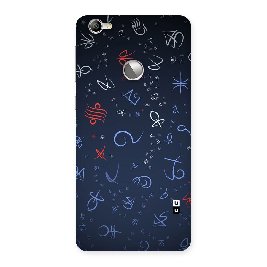 Blue Symbols Back Case for LeTV Le 1s