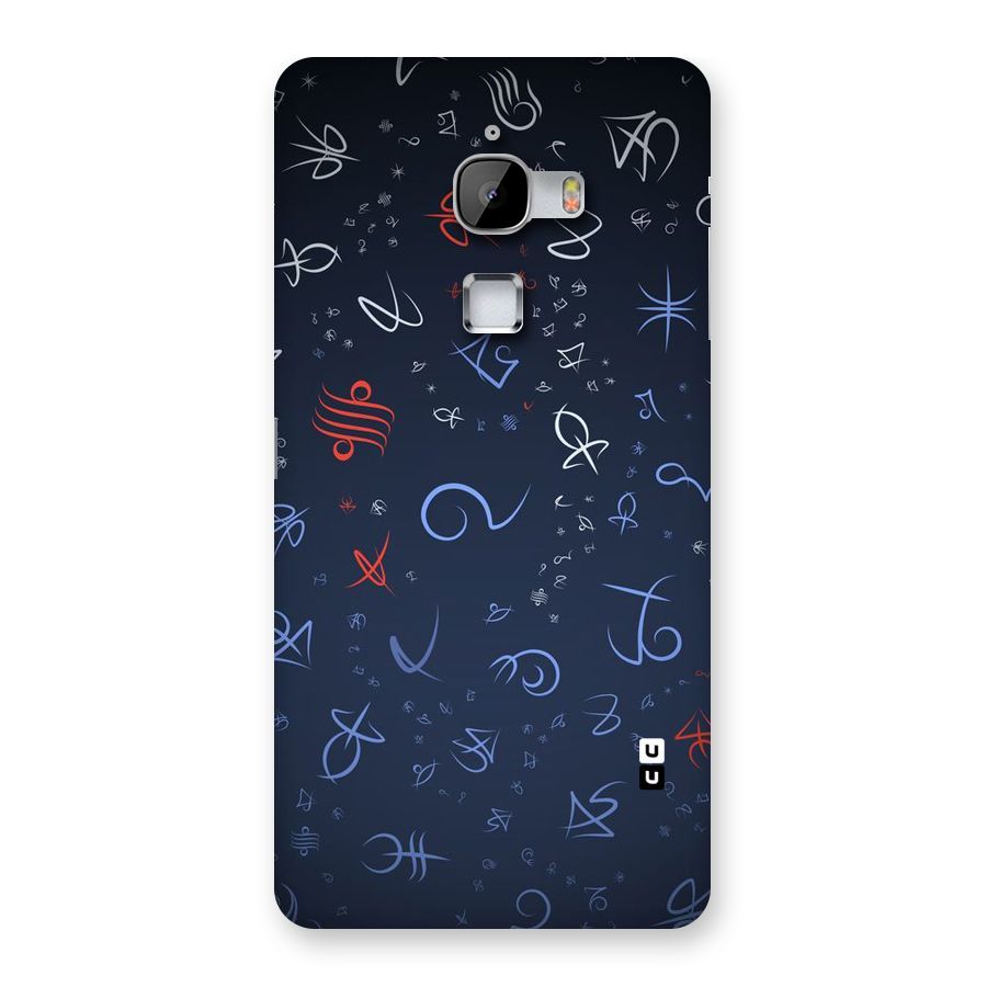 Blue Symbols Back Case for LeTv Le Max