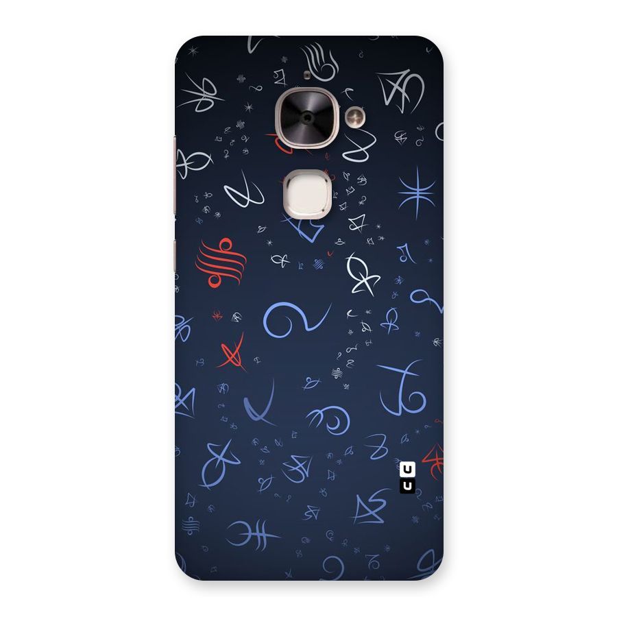 Blue Symbols Back Case for Le 2