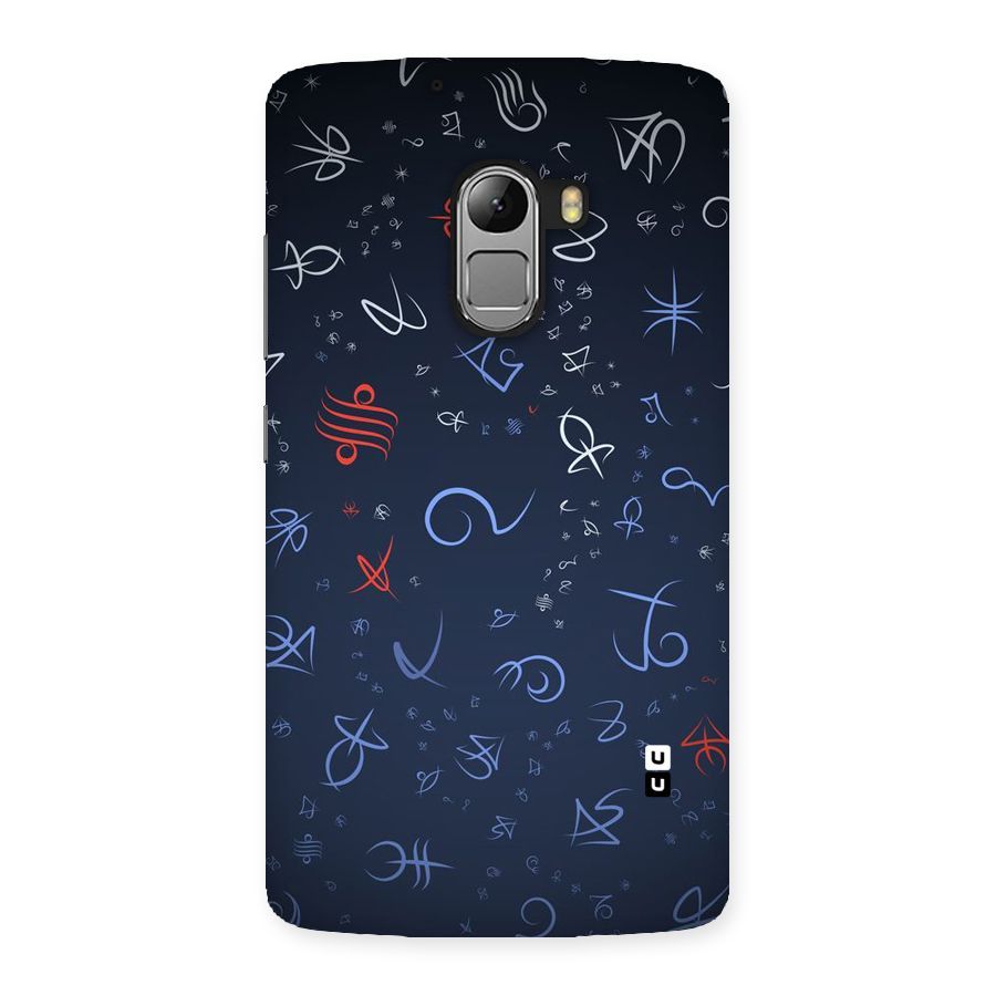 Blue Symbols Back Case for Lenovo K4 Note