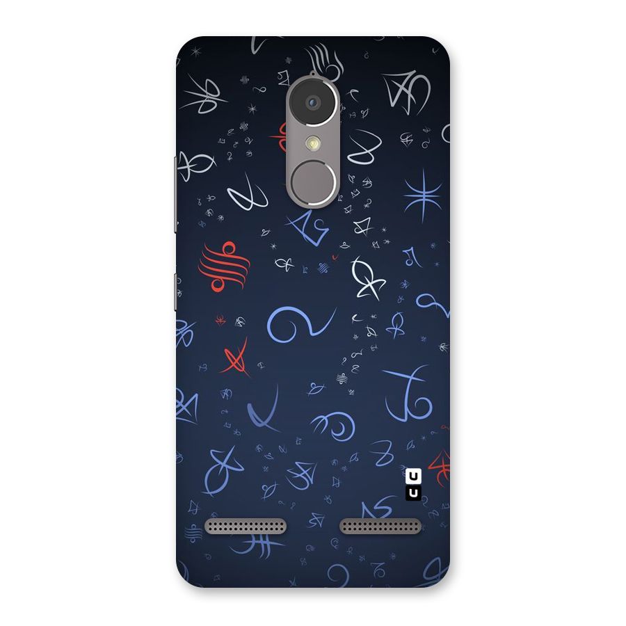 Blue Symbols Back Case for Lenovo K6