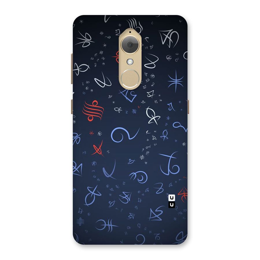 Blue Symbols Back Case for Lenovo K8
