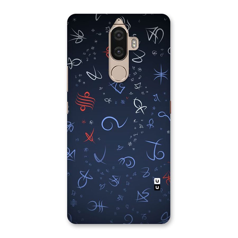 Blue Symbols Back Case for Lenovo K8 Note