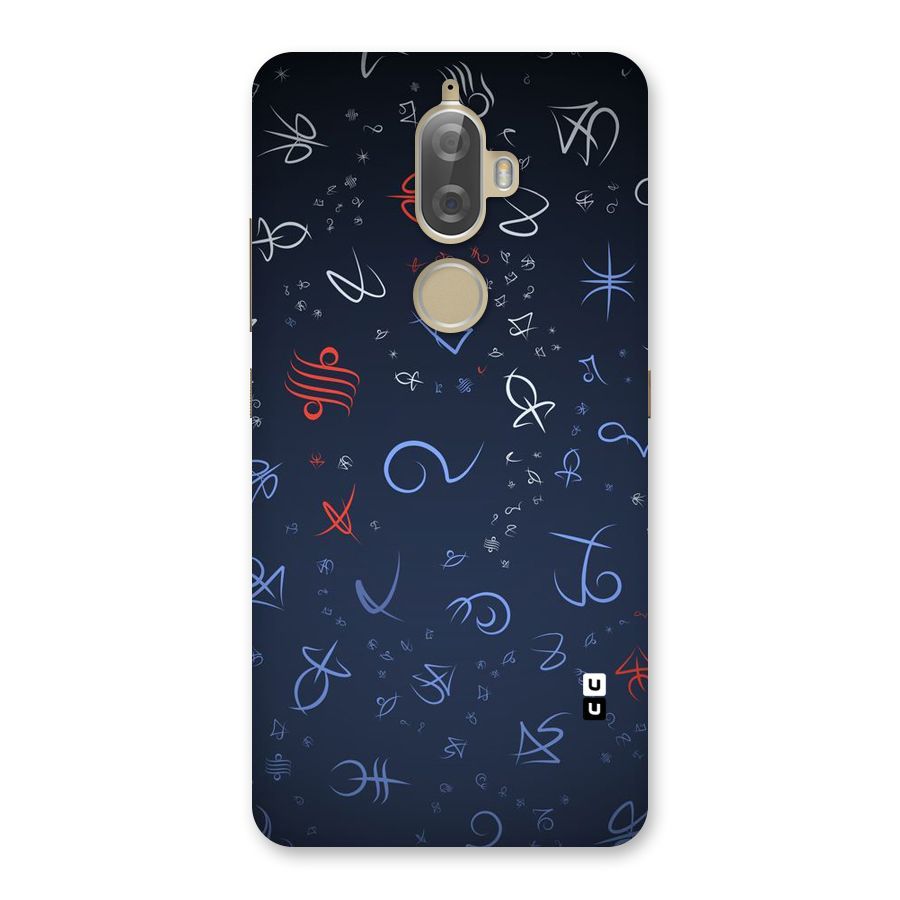 Blue Symbols Back Case for Lenovo K8 Plus