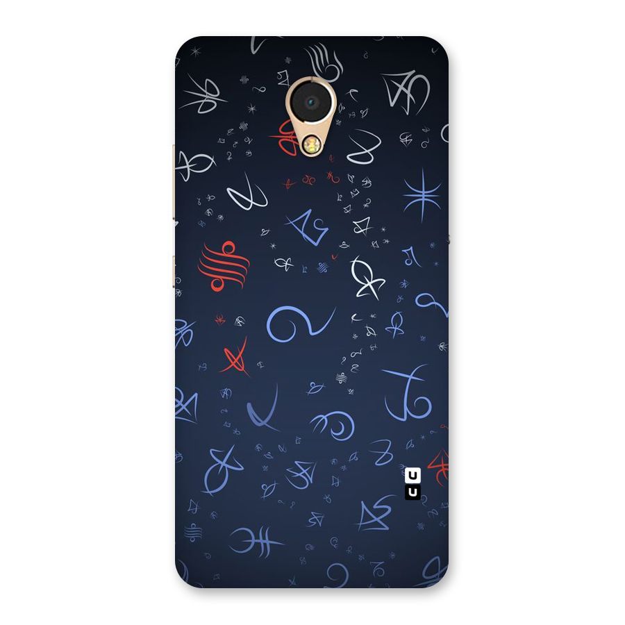Blue Symbols Back Case for Lenovo P2