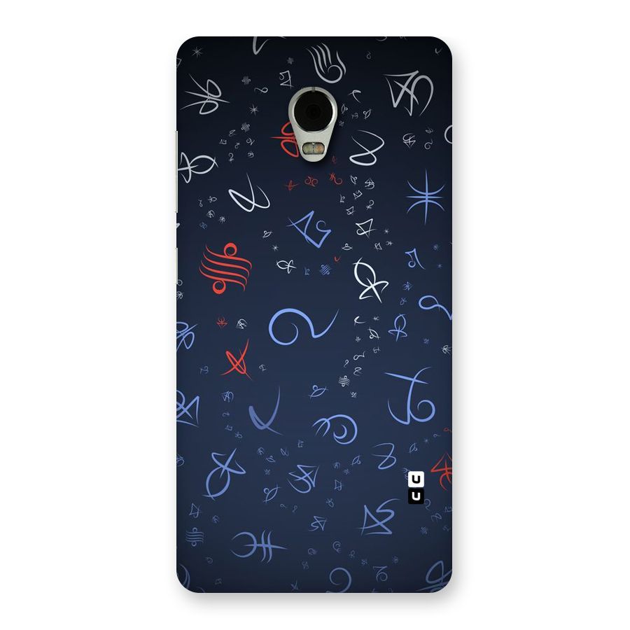 Blue Symbols Back Case for Lenovo Vibe P1