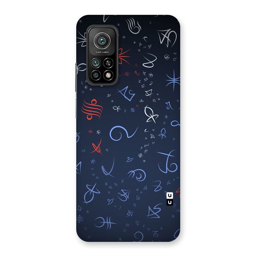 Blue Symbols Back Case for Mi 10T 5G