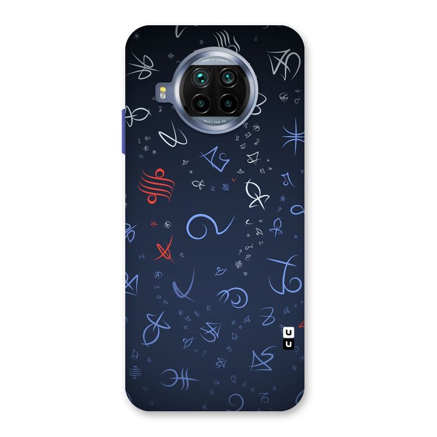 Blue Symbols Back Case for Mi 10i