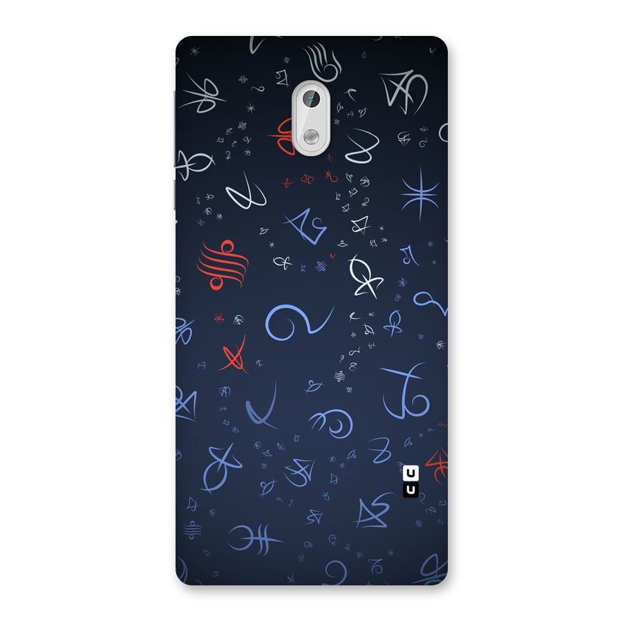 Blue Symbols Back Case for Nokia 3