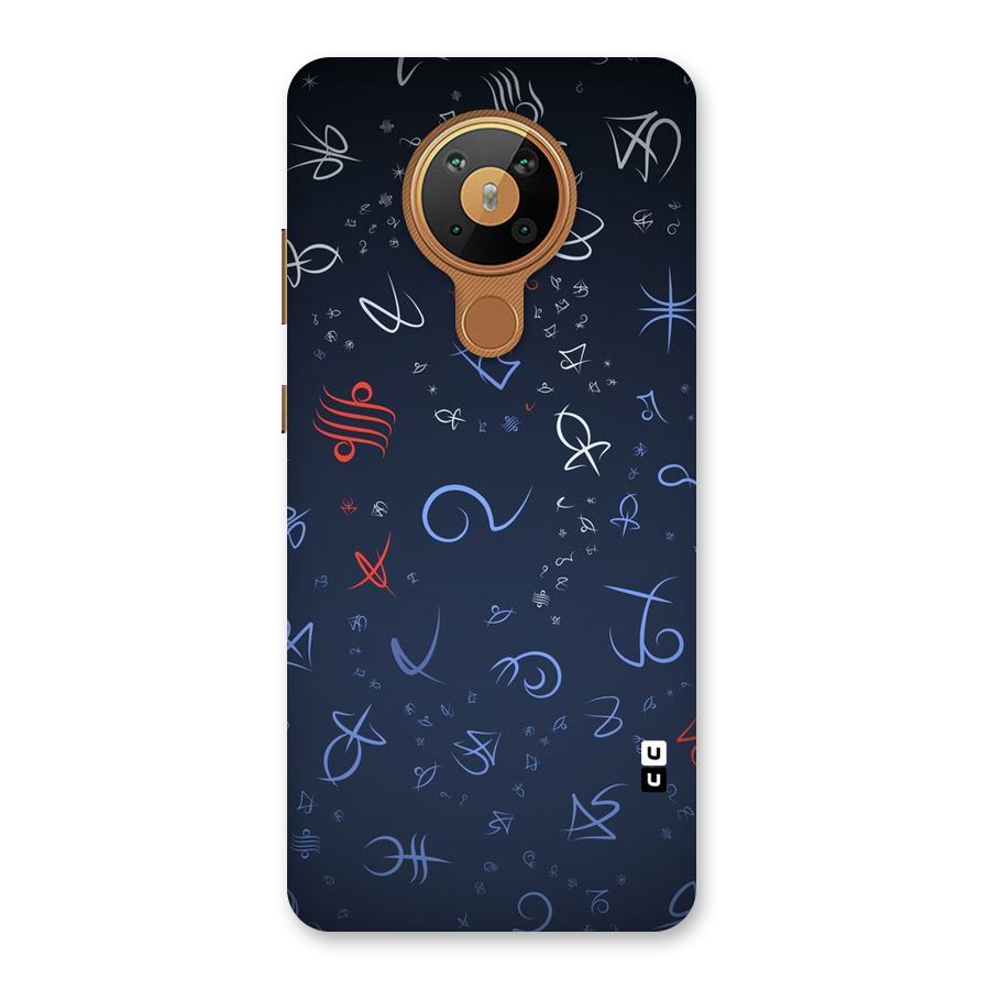 Blue Symbols Back Case for Nokia 5.3