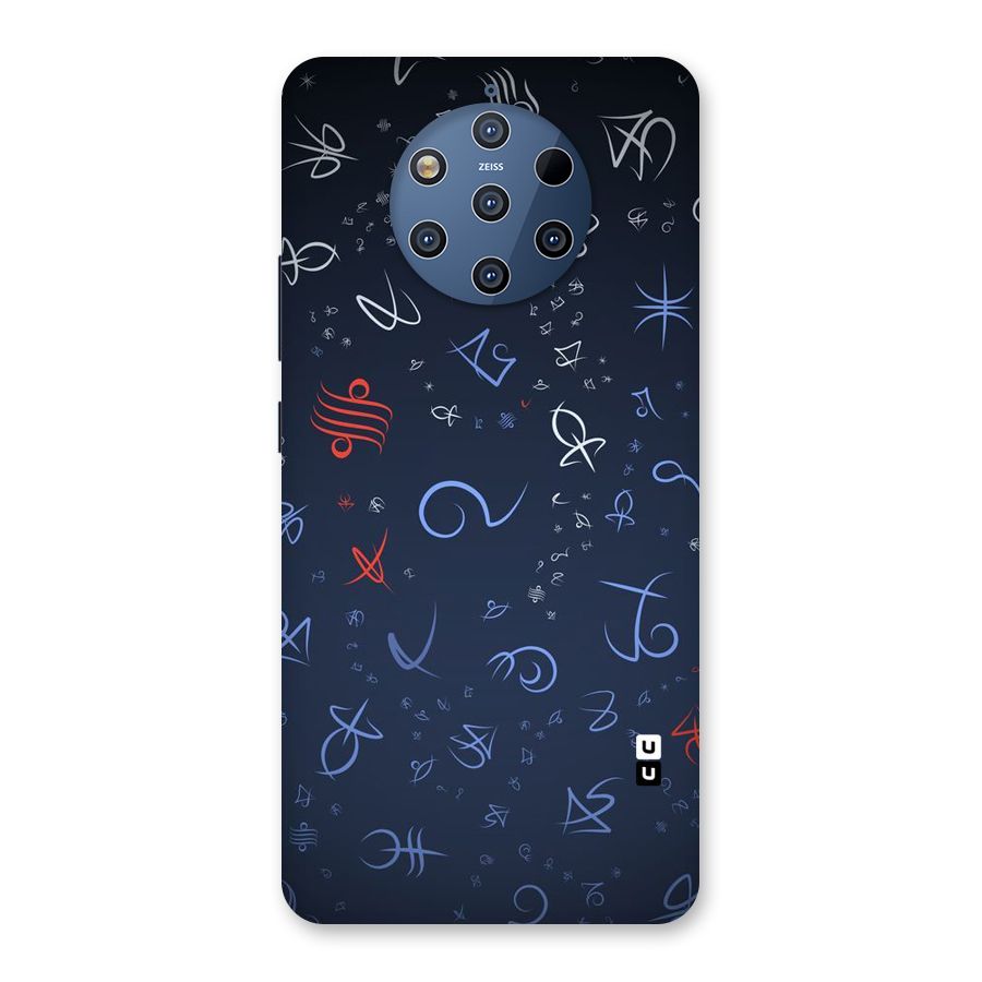 Blue Symbols Back Case for Nokia 9 PureView