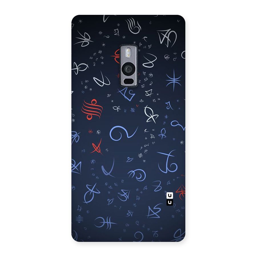 Blue Symbols Back Case for OnePlus Two