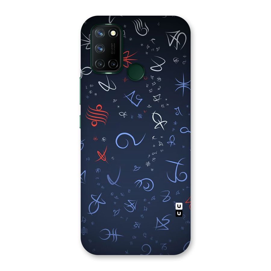 Blue Symbols Back Case for Realme 7i