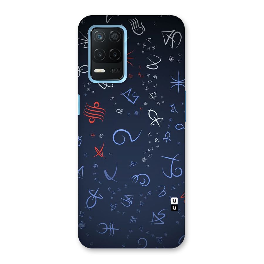 Blue Symbols Back Case for Realme 8 5G