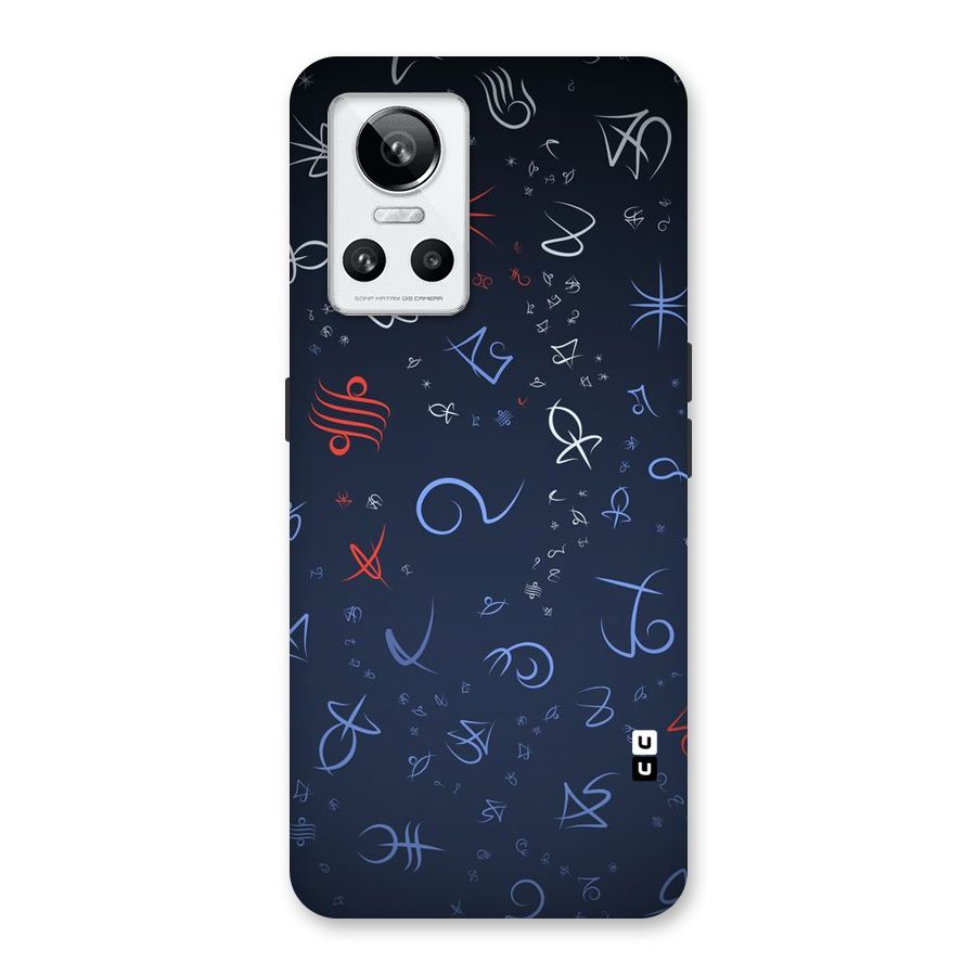 Blue Symbols Back Case for Realme GT Neo 3