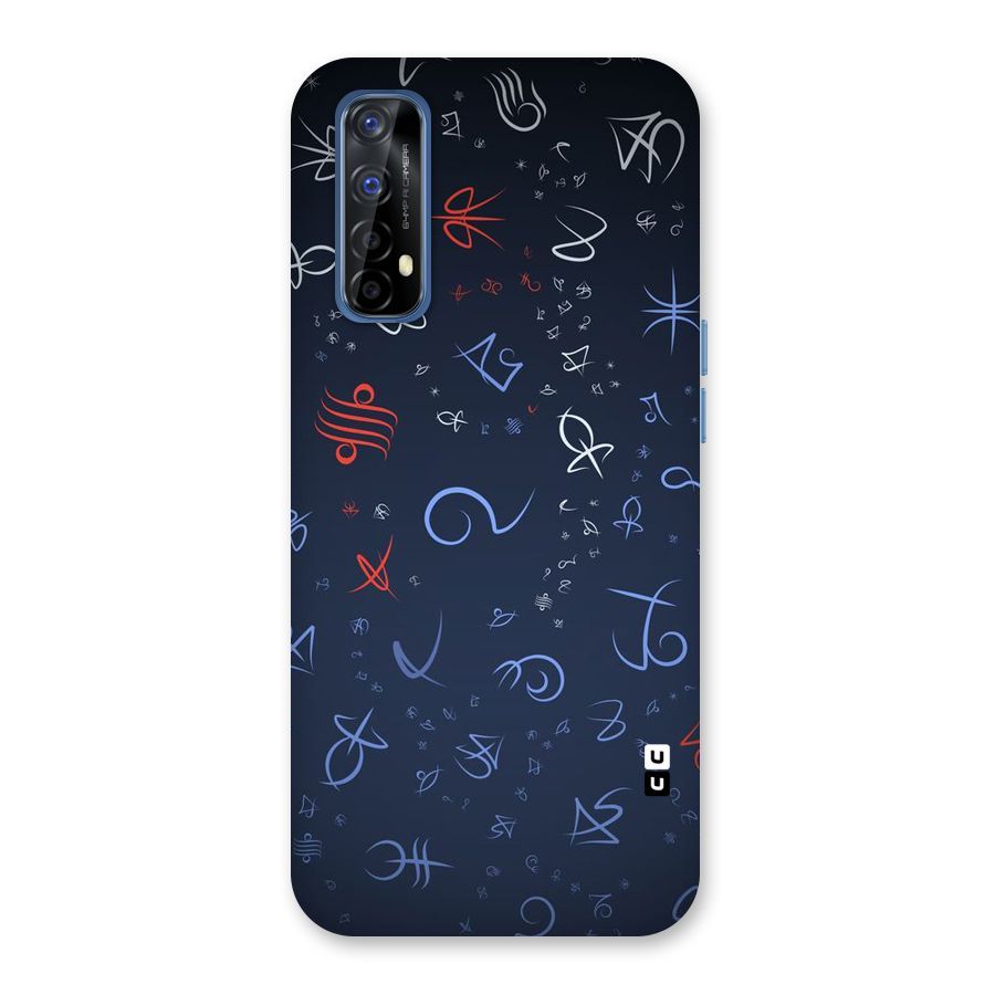Blue Symbols Back Case for Realme Narzo 20 Pro