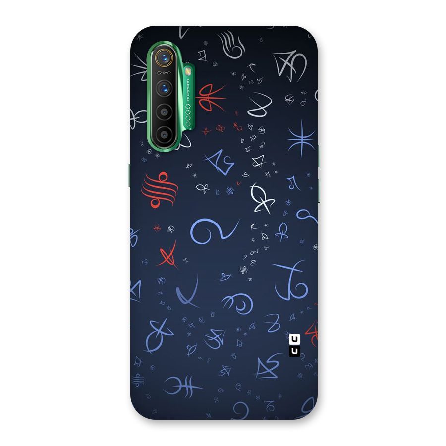 Blue Symbols Back Case for Realme X2