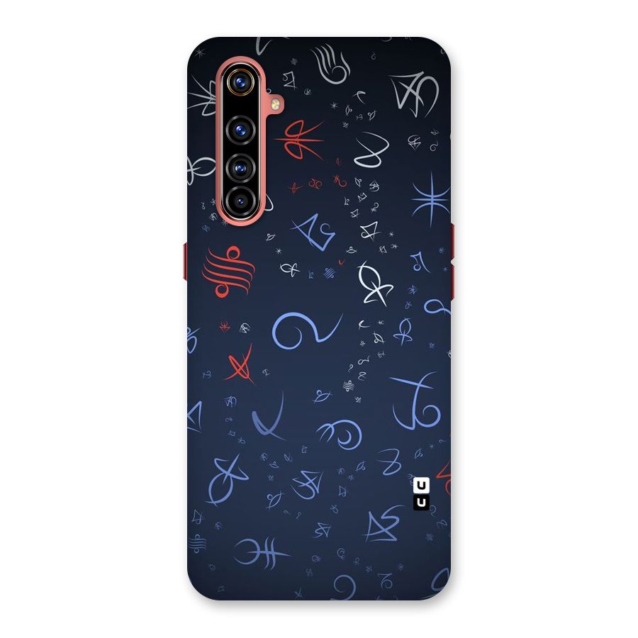 Blue Symbols Back Case for Realme X50 Pro
