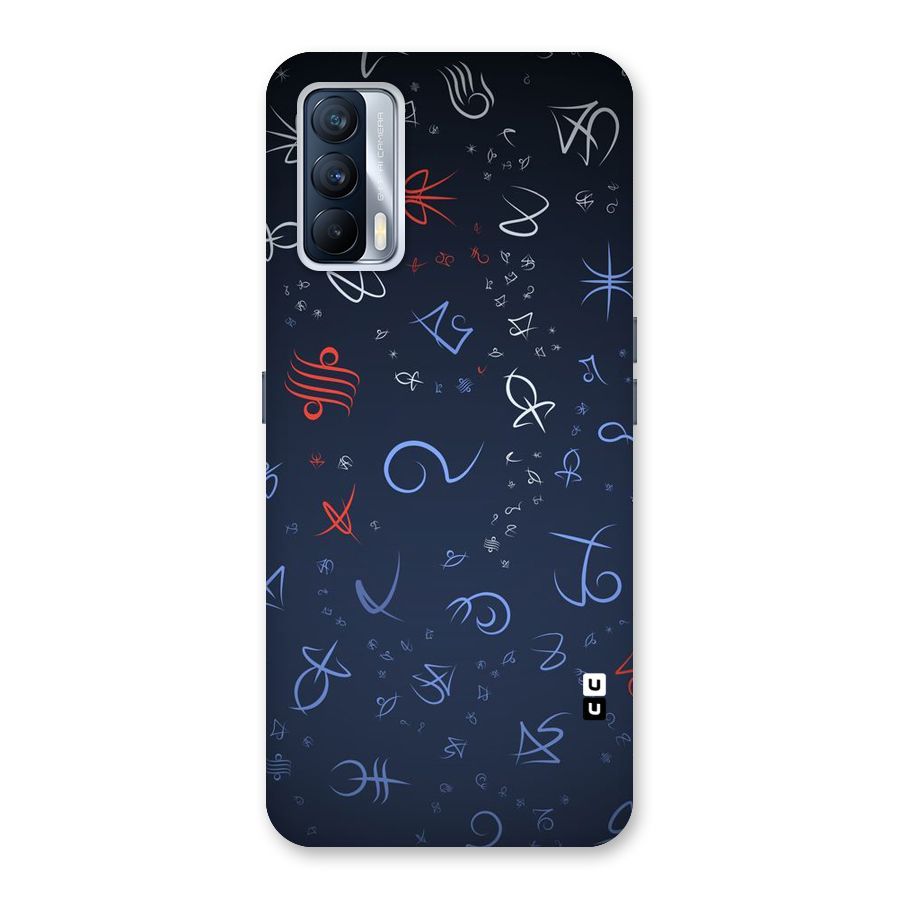 Blue Symbols Back Case for Realme X7