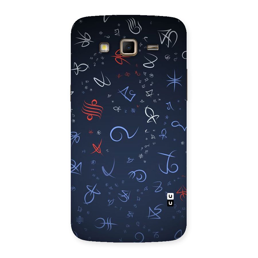 Blue Symbols Back Case for Samsung Galaxy Grand 2