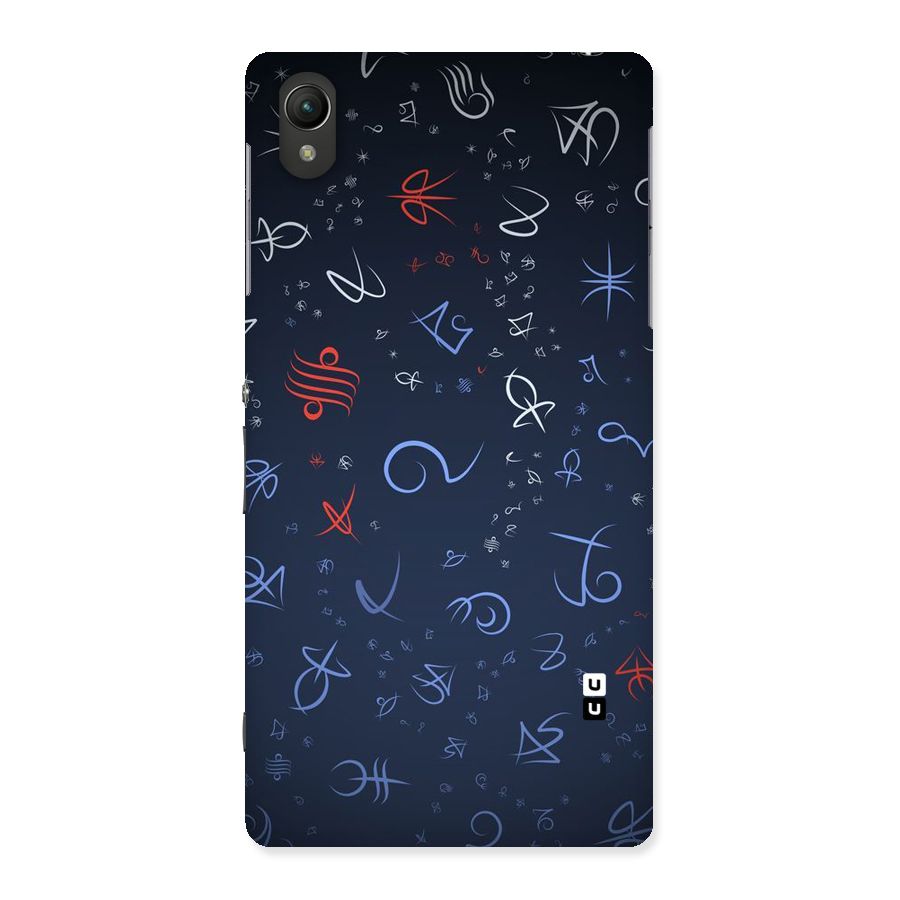 Blue Symbols Back Case for Sony Xperia Z2