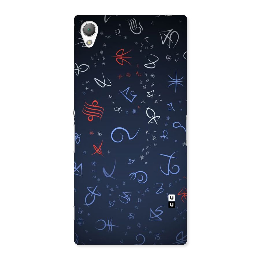 Blue Symbols Back Case for Sony Xperia Z3
