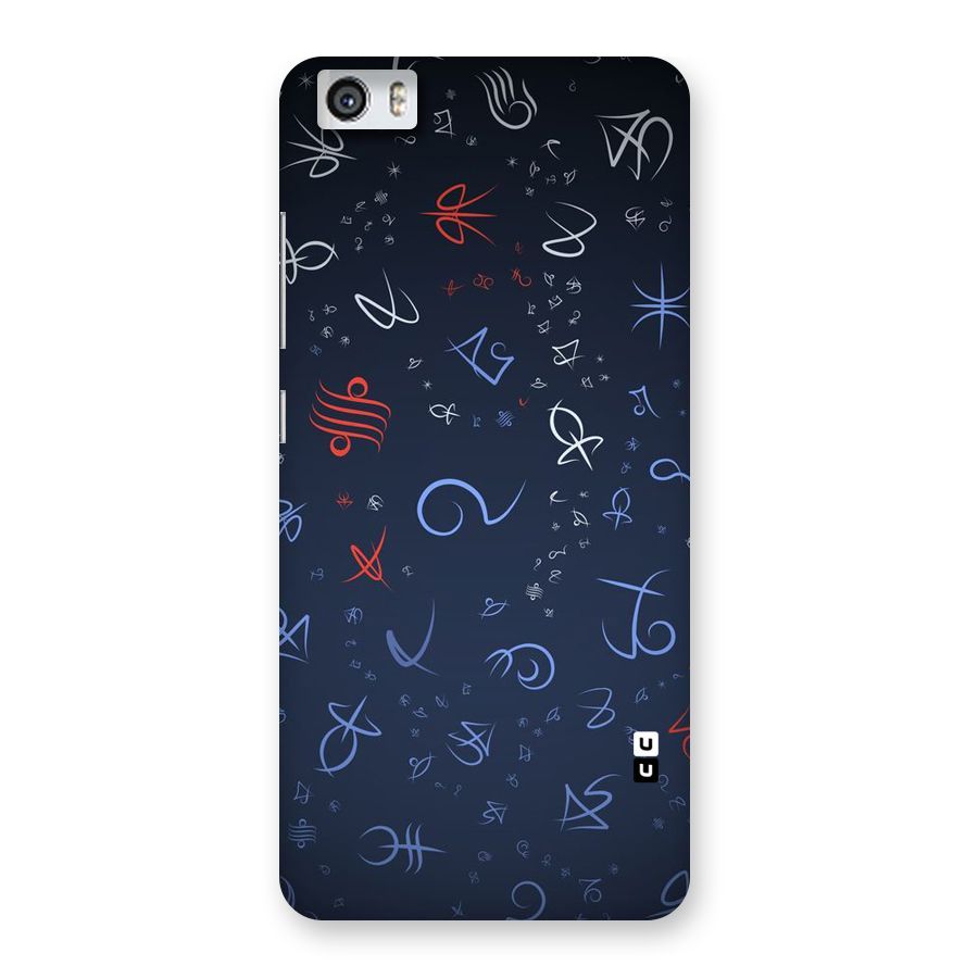 Blue Symbols Back Case for Xiaomi Redmi Mi5
