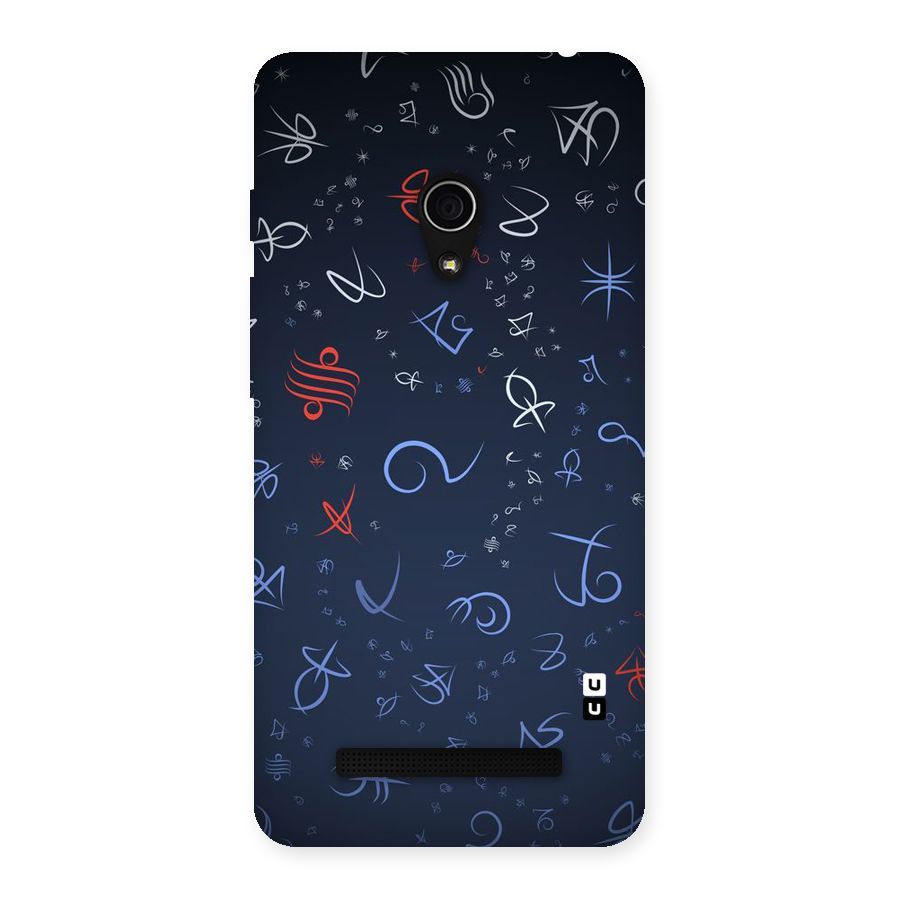 Blue Symbols Back Case for Zenfone 5