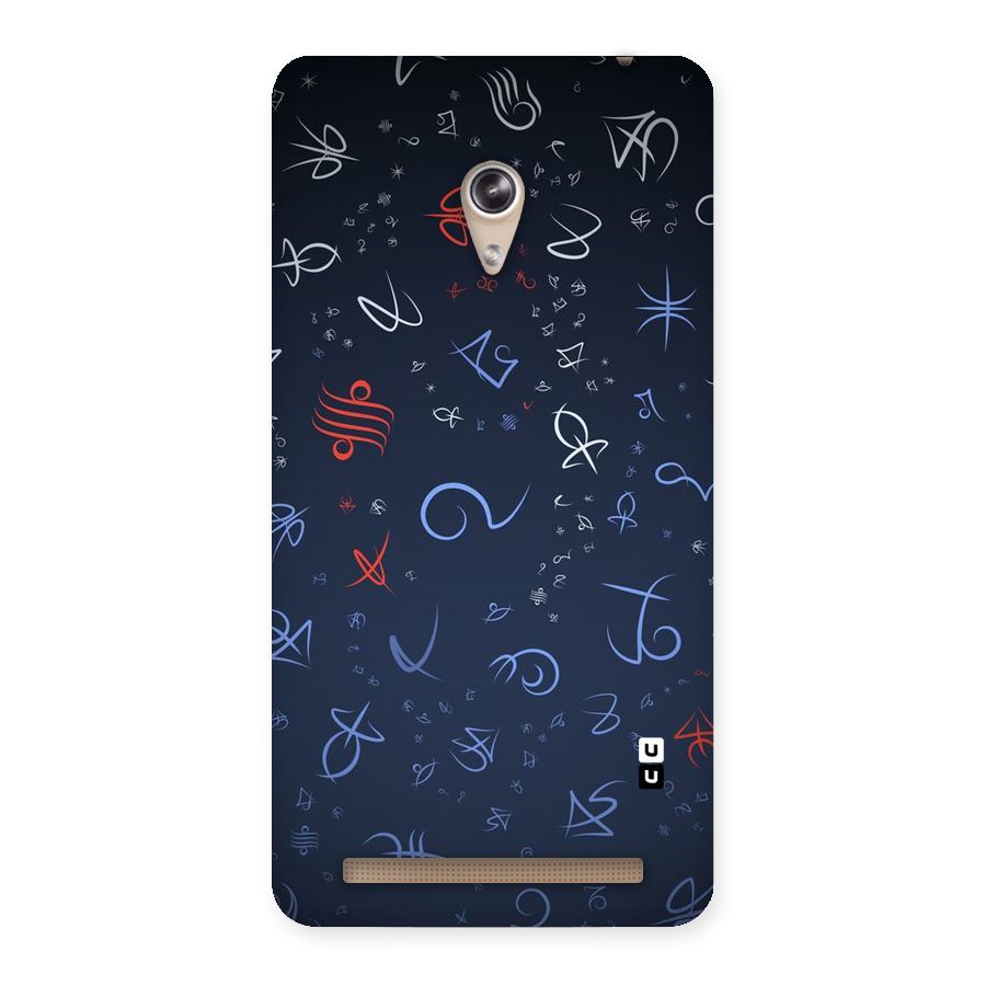 Blue Symbols Back Case for Zenfone 6