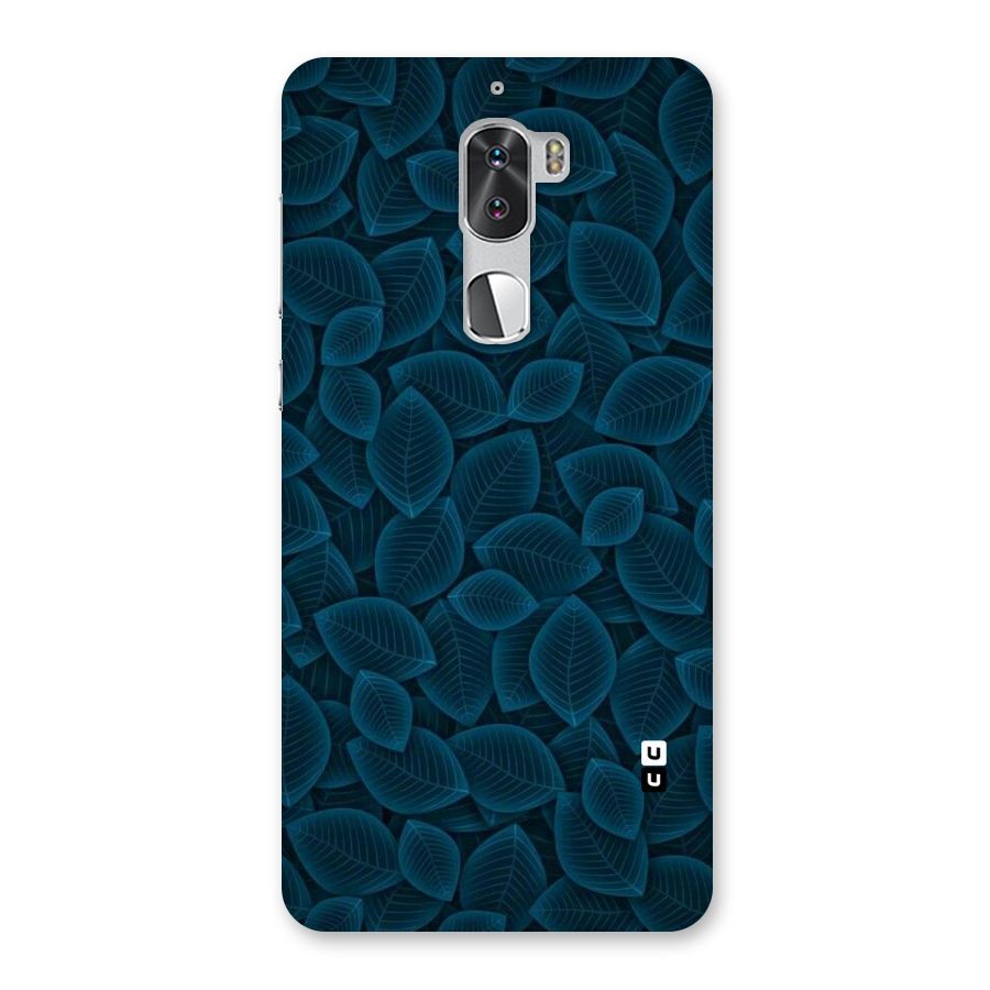 Blue Thin Leaves Back Case for Coolpad Cool 1