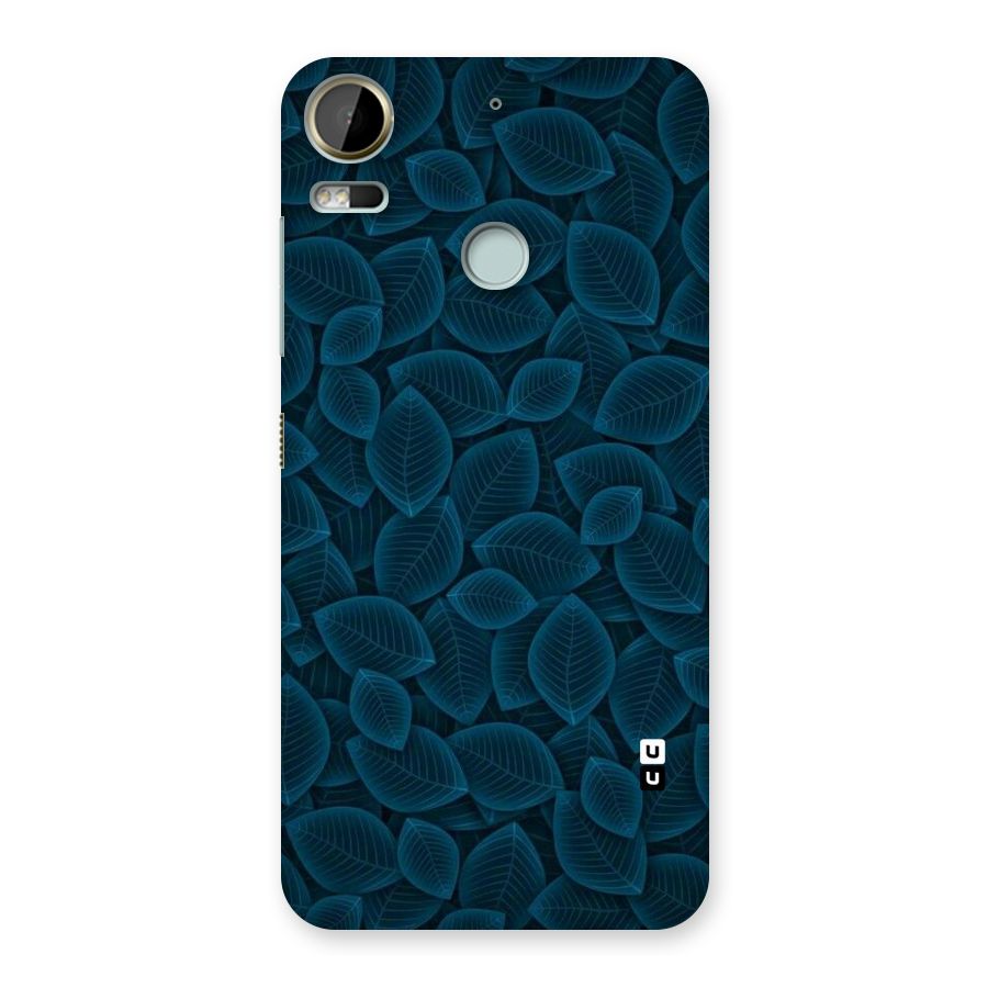 Blue Thin Leaves Back Case for Desire 10 Pro