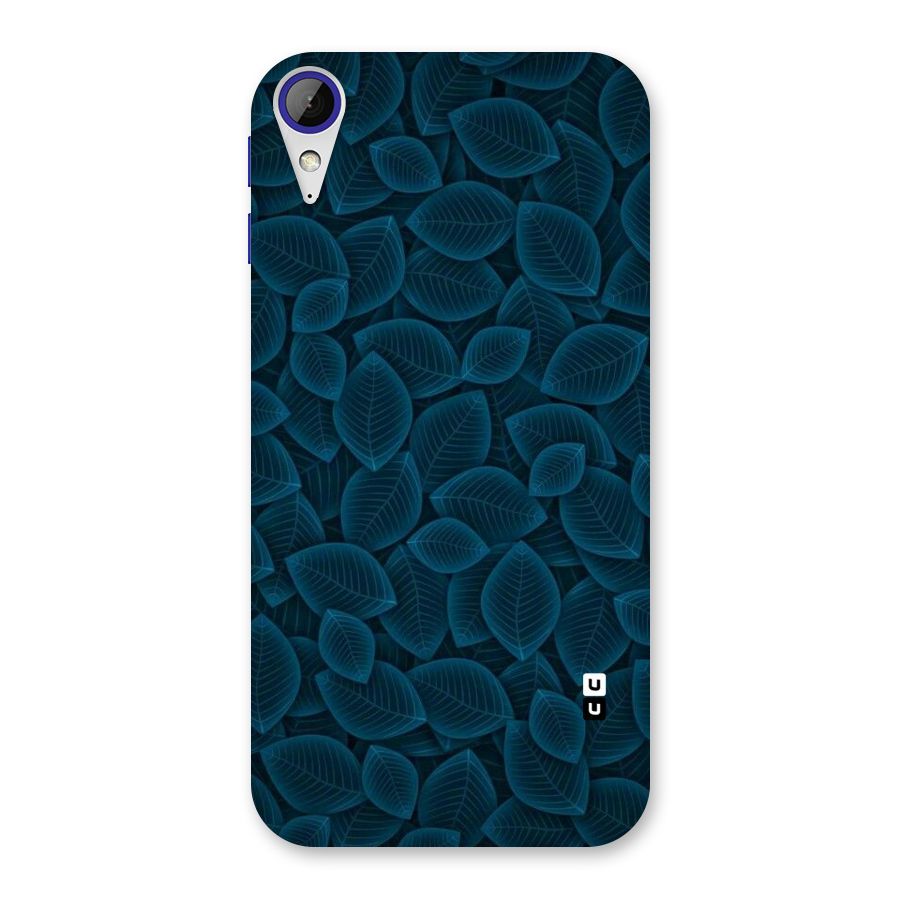 Blue Thin Leaves Back Case for Desire 830