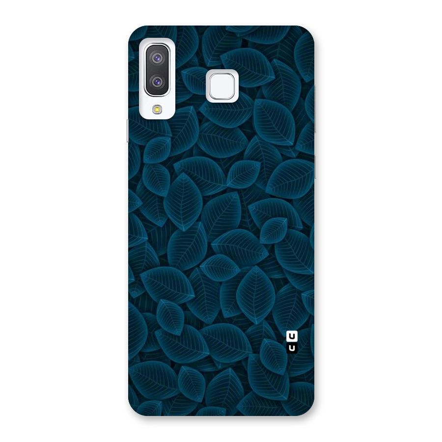 Blue Thin Leaves Back Case for Galaxy A8 Star