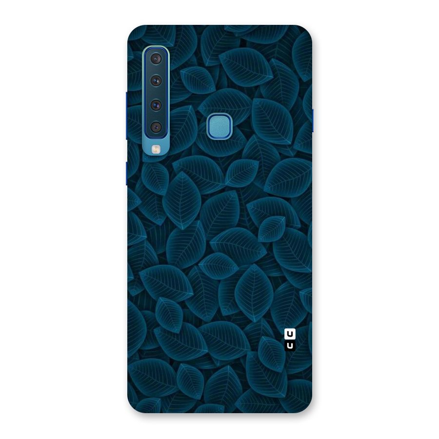 Blue Thin Leaves Back Case for Galaxy A9 (2018)