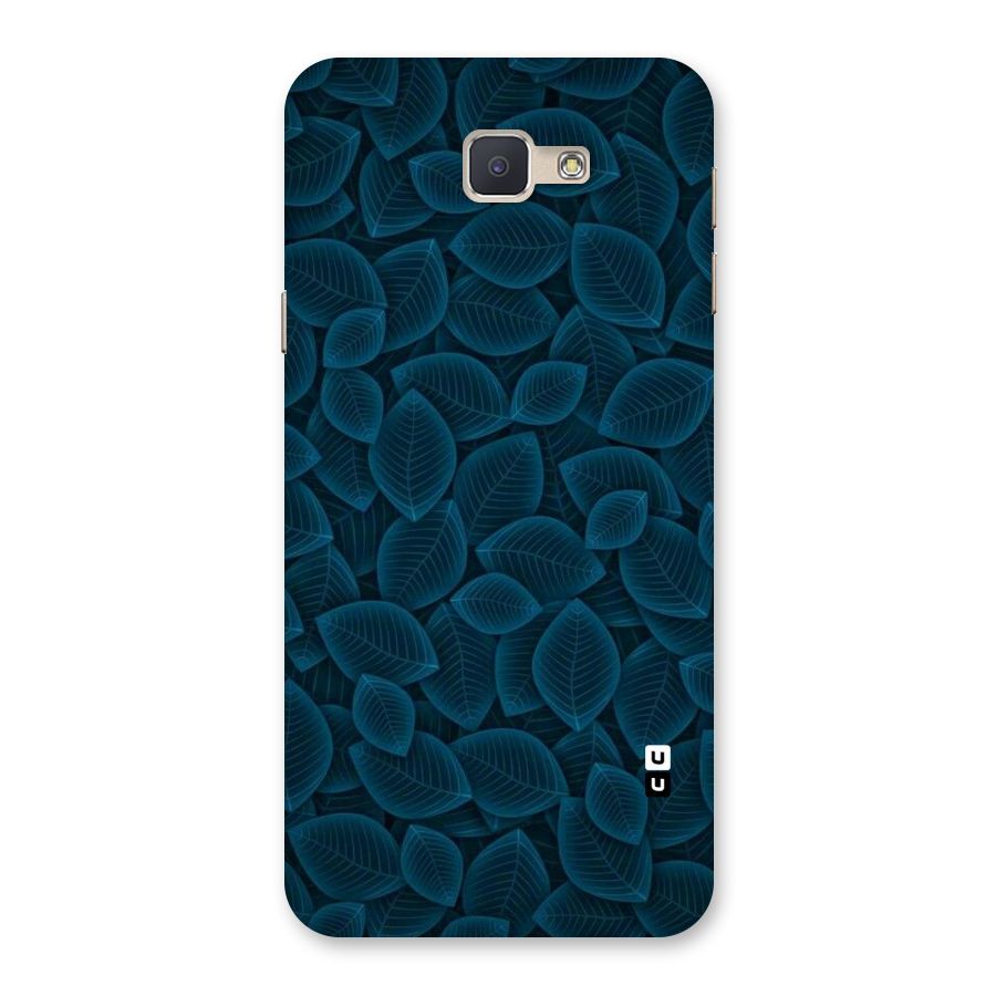 Blue Thin Leaves Back Case for Galaxy J5 Prime