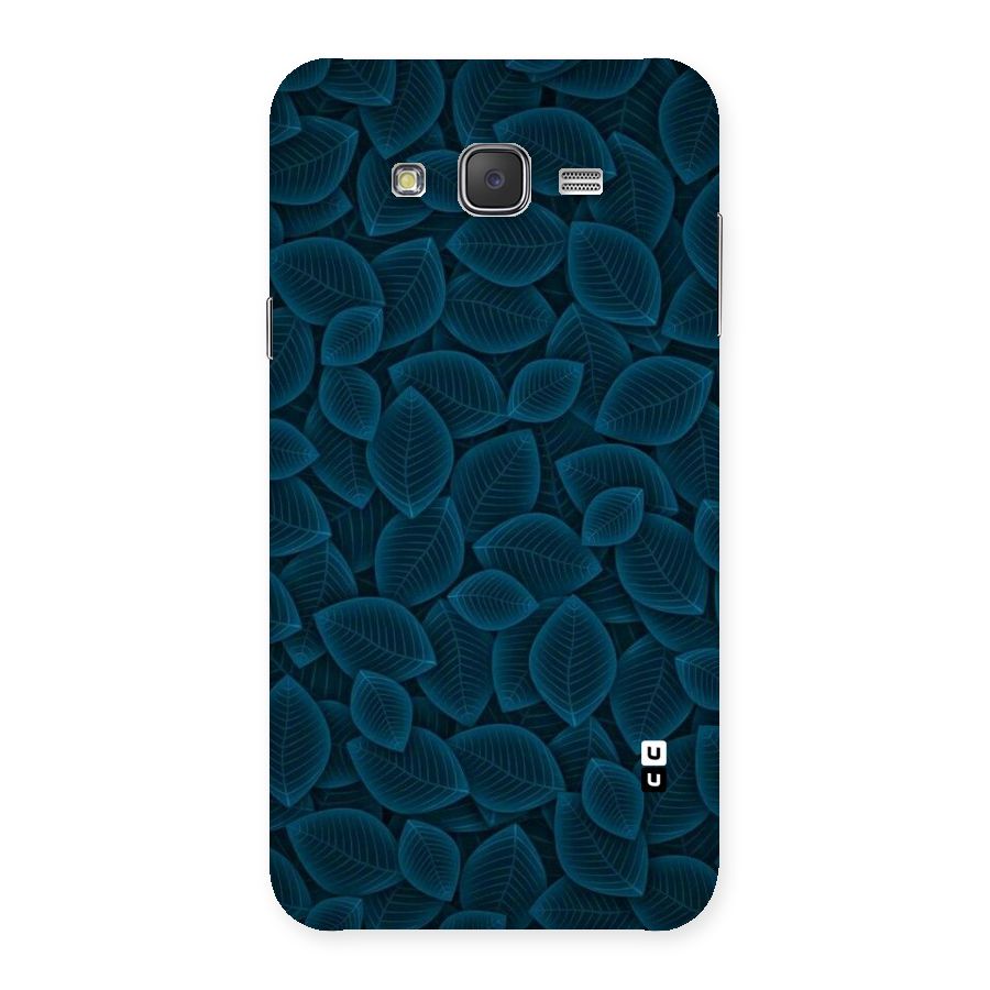 Blue Thin Leaves Back Case for Galaxy J7