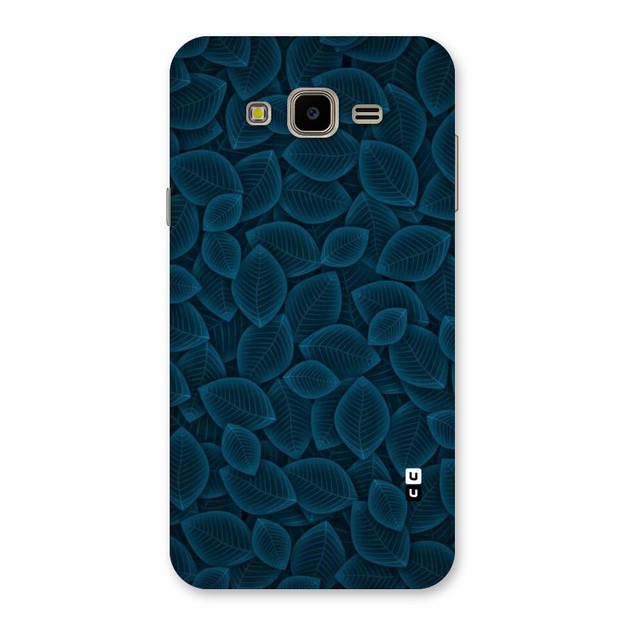 Blue Thin Leaves Back Case for Galaxy J7 Nxt