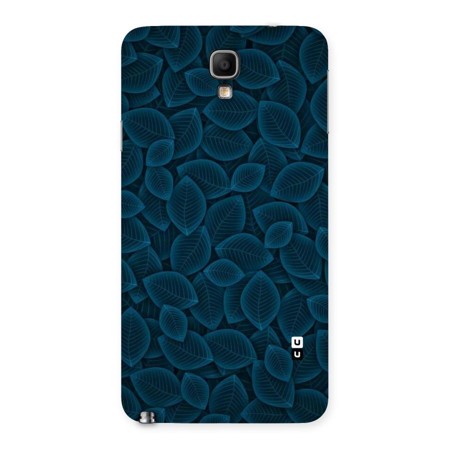 Blue Thin Leaves Back Case for Galaxy Note 3 Neo