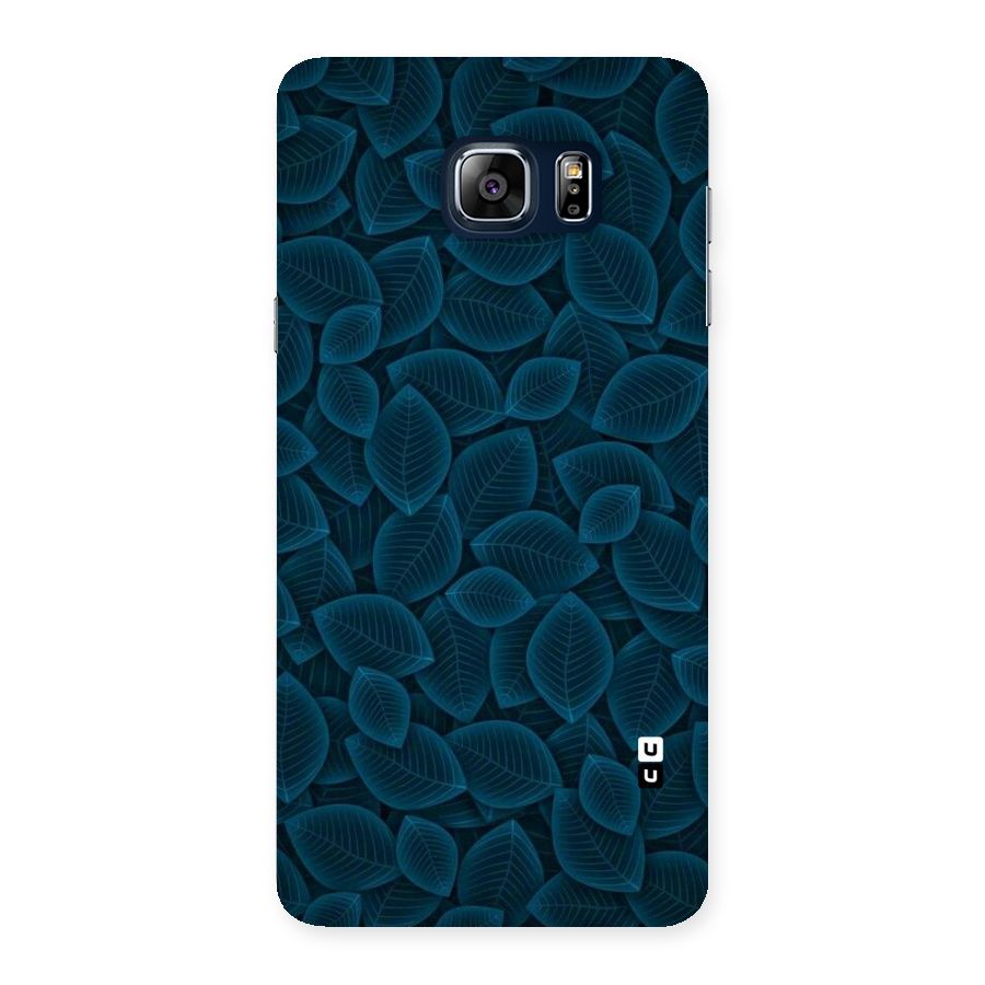 Blue Thin Leaves Back Case for Galaxy Note 5