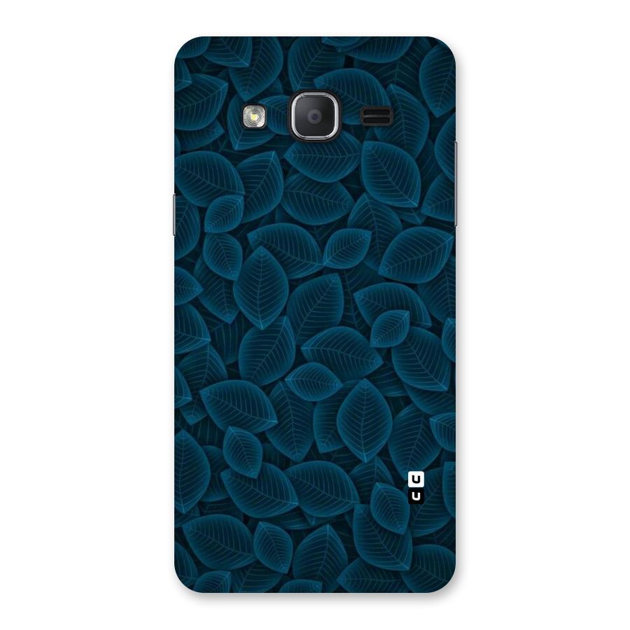 Blue Thin Leaves Back Case for Galaxy On7 2015
