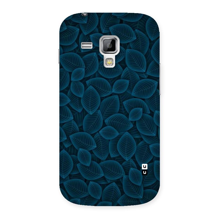 Blue Thin Leaves Back Case for Galaxy S Duos