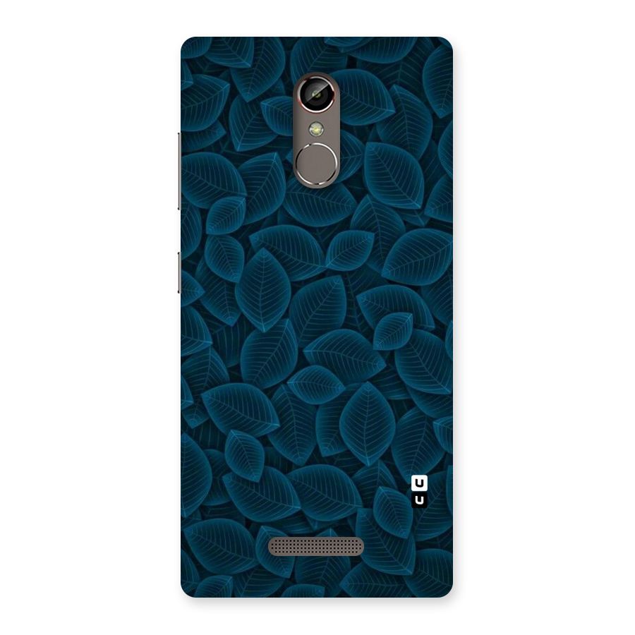 Blue Thin Leaves Back Case for Gionee S6s