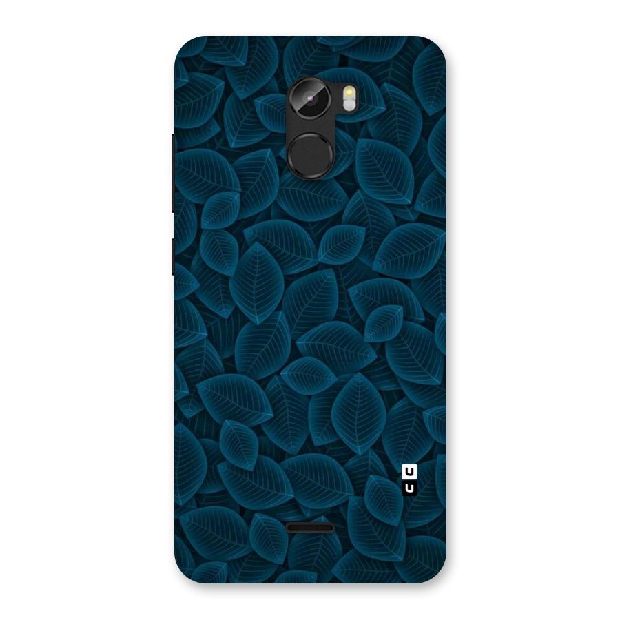 Blue Thin Leaves Back Case for Gionee X1