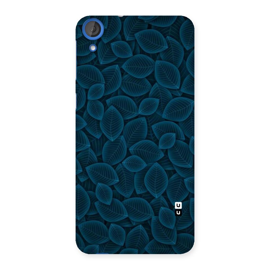 Blue Thin Leaves Back Case for HTC Desire 820