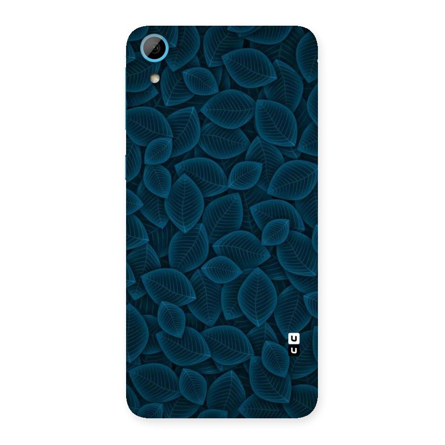 Blue Thin Leaves Back Case for HTC Desire 826