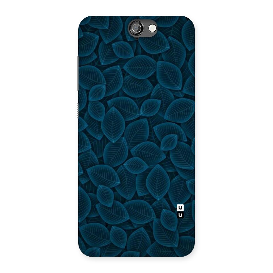 Blue Thin Leaves Back Case for HTC One A9
