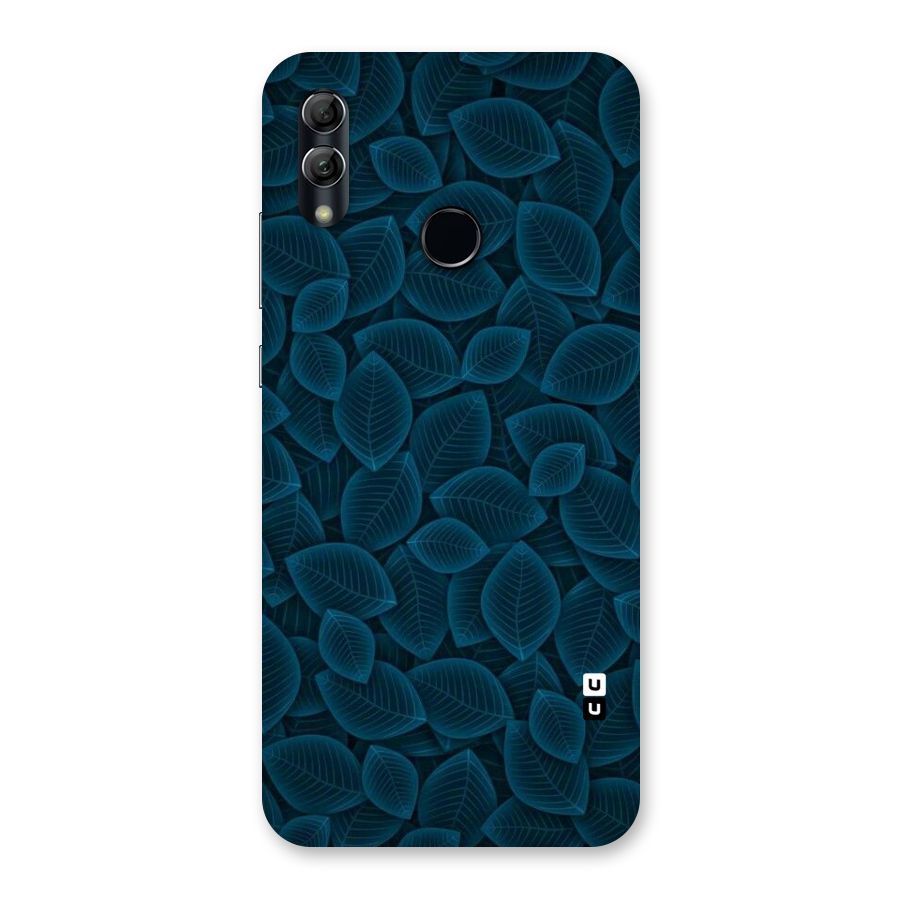 Blue Thin Leaves Back Case for Honor 10 Lite