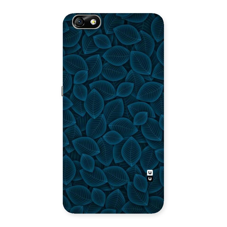 Blue Thin Leaves Back Case for Honor 4X