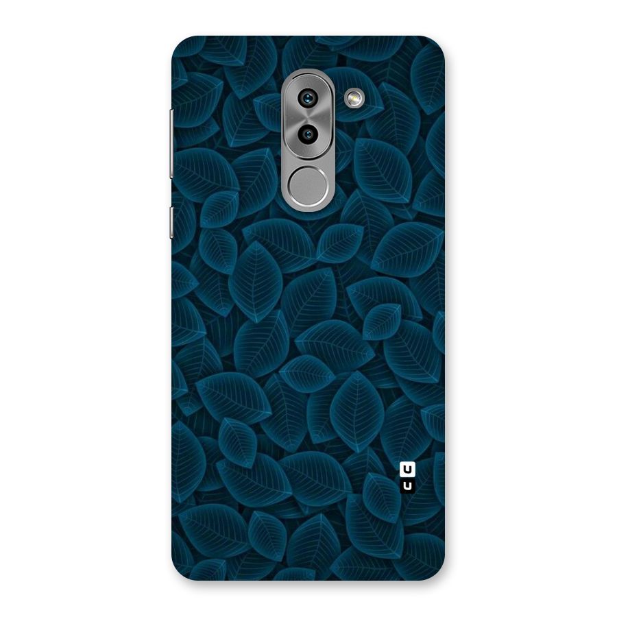 Blue Thin Leaves Back Case for Honor 6X